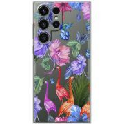 Прозорий чохол BoxFace Samsung Galaxy S25 Ultra Flamingo