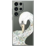 Прозорий чохол BoxFace Samsung Galaxy S25 Ultra Swan