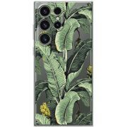 Прозорий чохол BoxFace Samsung Galaxy S25 Ultra Banana Leaves