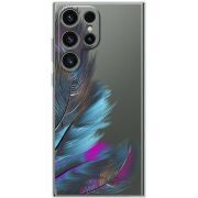 Прозорий чохол BoxFace Samsung Galaxy S25 Ultra Feathers