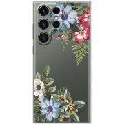Прозорий чохол BoxFace Samsung Galaxy S25 Ultra Floral