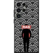 Чорний чохол BoxFace Samsung Galaxy S25 Ultra Man Pattern