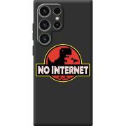 Чорний чохол BoxFace Samsung Galaxy S25 Ultra No Internet