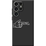 Чорний чохол BoxFace Samsung Galaxy S25 Ultra Pew Pew