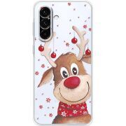 Прозорий чохол BoxFace Samsung Galaxy A56 5G (A566) Winter Deer