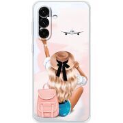 Прозорий чохол BoxFace Samsung Galaxy A56 5G (A566) Travel Girl