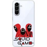 Прозорий чохол BoxFace Samsung Galaxy A56 5G (A566) siquid game люди в красном
