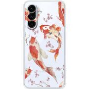 Прозорий чохол BoxFace Samsung Galaxy A56 5G (A566) Japanese Koi Fish