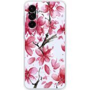Прозорий чохол BoxFace Samsung Galaxy A56 5G (A566) Pink Magnolia