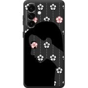 Чорний чохол BoxFace Samsung Galaxy A56 5G (A566) Flower Hair