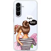 Прозорий чохол BoxFace Samsung Galaxy A26 (A266) Super Mama and Daughter