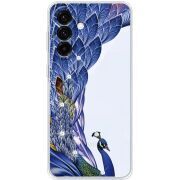 Чохол зі стразами Samsung Galaxy A26 (A266) Peafowl