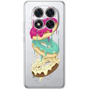 Прозорий чохол BoxFace Xiaomi Redmi Note 14 Pro Plus 5G Donuts