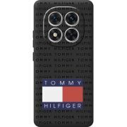 Чорний чохол BoxFace Xiaomi Redmi Note 14 Pro Plus 5G Tommy Print