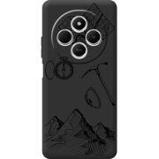 Чорний чохол BoxFace Xiaomi Redmi A4 Mountains