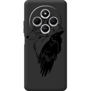 Чорний чохол BoxFace Xiaomi Redmi A4 Wolf and Raven