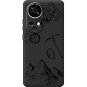 Чорний чохол BoxFace Ulefone Note 17 Pro Mountains
