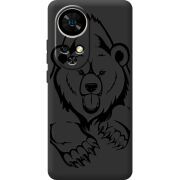 Чорний чохол BoxFace Ulefone Note 17 Pro Grizzly Bear