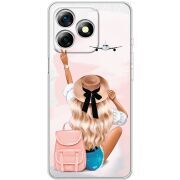 Прозорий чохол BoxFace Ulefone Note 18 Pro Travel Girl