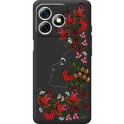 Чорний чохол BoxFace Ulefone Note 18 Pro 3D Ukrainian Muse
