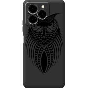 Чорний чохол BoxFace Ulefone Note 20 Pro Owl