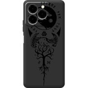 Чорний чохол BoxFace Ulefone Note 20 Pro Hugin and Munin