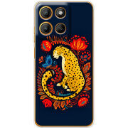 Чохол BoxFace Motorola G15 Power Petrykivka Leopard