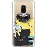 Прозрачный чехол Uprint Samsung A530 Galaxy A8 (2018) Fashion Pug