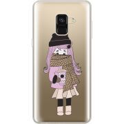 Прозрачный чехол Uprint Samsung A530 Galaxy A8 (2018) Winter Morning Girl