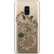 Прозрачный чехол Uprint Samsung A530 Galaxy A8 (2018) Glamor Snake