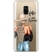 Прозрачный чехол Uprint Samsung A530 Galaxy A8 (2018) Follow Your Dreams