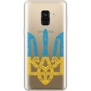 Прозрачный чехол Uprint Samsung A530 Galaxy A8 (2018) Gold Trident