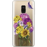 Прозрачный чехол Uprint Samsung A530 Galaxy A8 (2018) My Bouquet