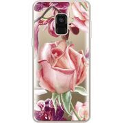 Прозрачный чехол Uprint Samsung A530 Galaxy A8 (2018) Rose