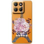 Чохол зі стразами Motorola G15 Power Eiffel Tower