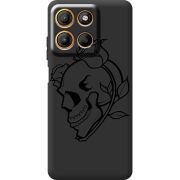 Чорний чохол BoxFace Motorola G15 Power Skull and Roses