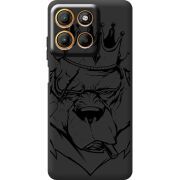 Чорний чохол BoxFace Motorola G15 Power Bear King