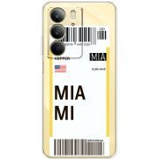 Прозорий чохол BoxFace Realme C75 Ticket Miami