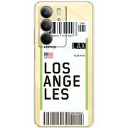 Прозорий чохол BoxFace Realme C75 Ticket Los Angeles