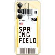 Прозорий чохол BoxFace Realme C75 Ticket Springfield