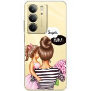 Прозорий чохол BoxFace Realme C75 Super Mama and Daughter