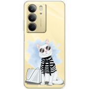 Прозорий чохол BoxFace Realme C75 Cat Style