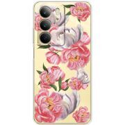 Прозорий чохол BoxFace Realme C75 Peony Watercolor Style