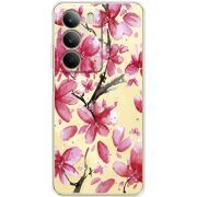 Прозорий чохол BoxFace Realme C75 Pink Magnolia
