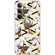 Прозорий чохол BoxFace Realme C75 Cotton flowers