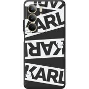 Чорний чохол BoxFace Realme C75 White Karl