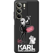 Чорний чохол BoxFace Realme C75 For Karl