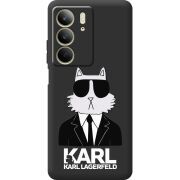 Чорний чохол BoxFace Realme C75 Cat in Black