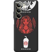 Чорний чохол BoxFace Realme C75 RedWhite Coffee