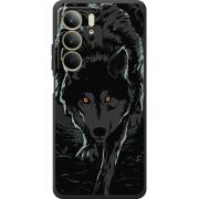 Чорний чохол BoxFace Realme C75 Wolf